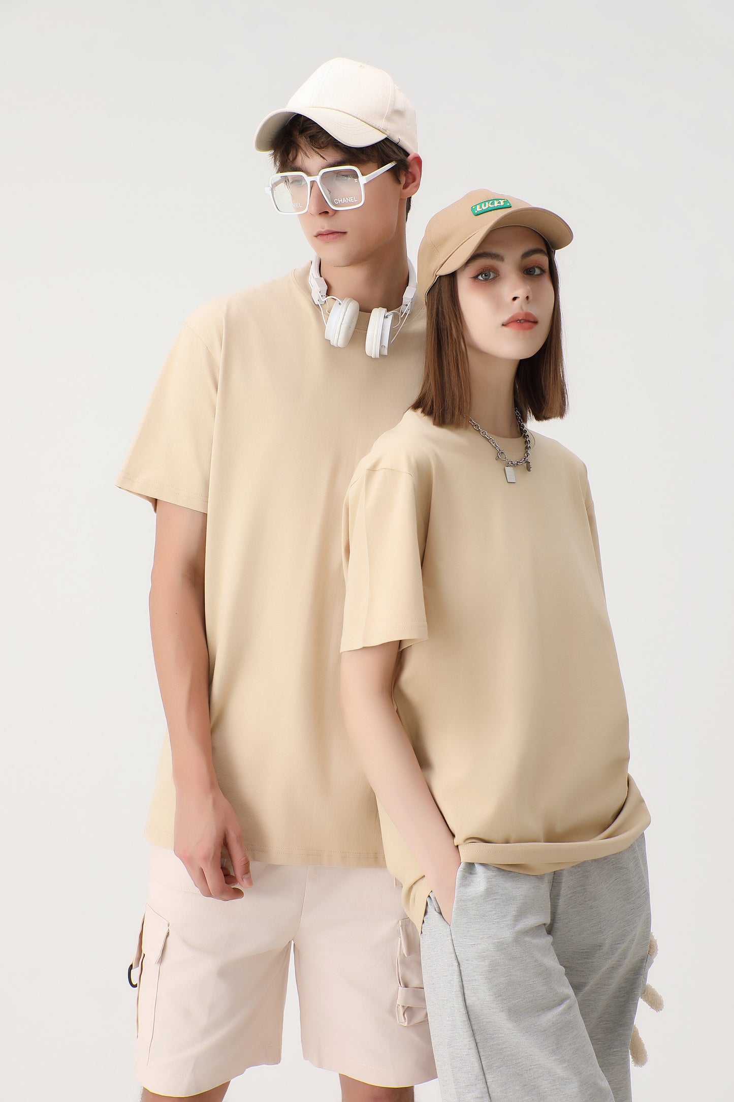 Custom Print Cotton Breathable UnisexRound Neck T-shirts