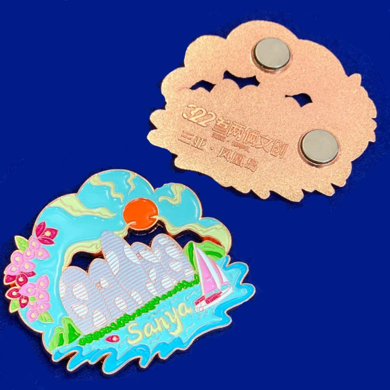 Phoenix Island Fridge Magnet – Sanya Travel Souvenir - Hainan Specialty