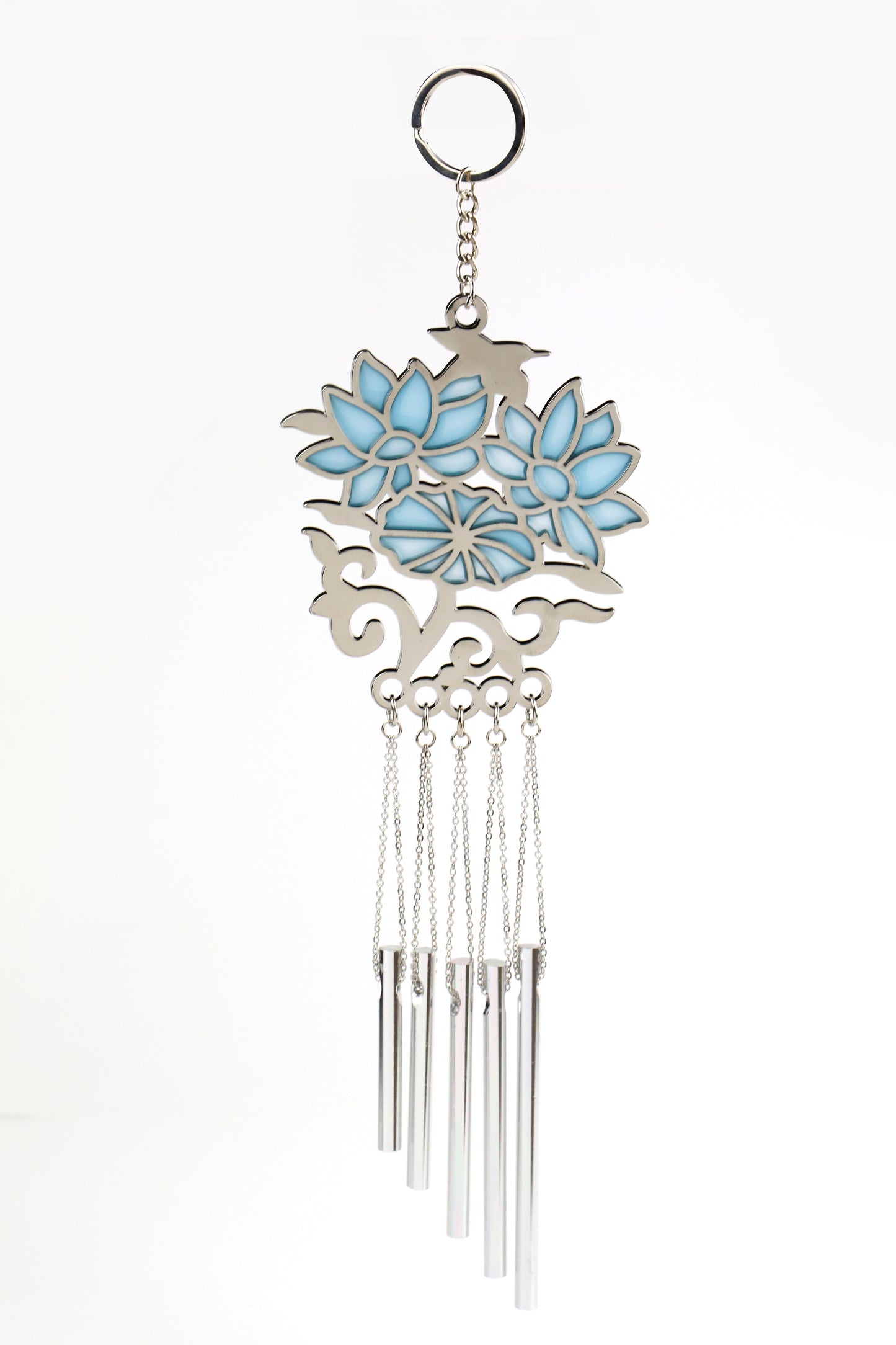 Twin Lotus Wind Chime Harmony & Love - Hainan Specialty