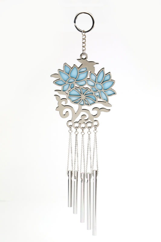 Twin Lotus Wind Chime Harmony & Love - Hainan Specialty