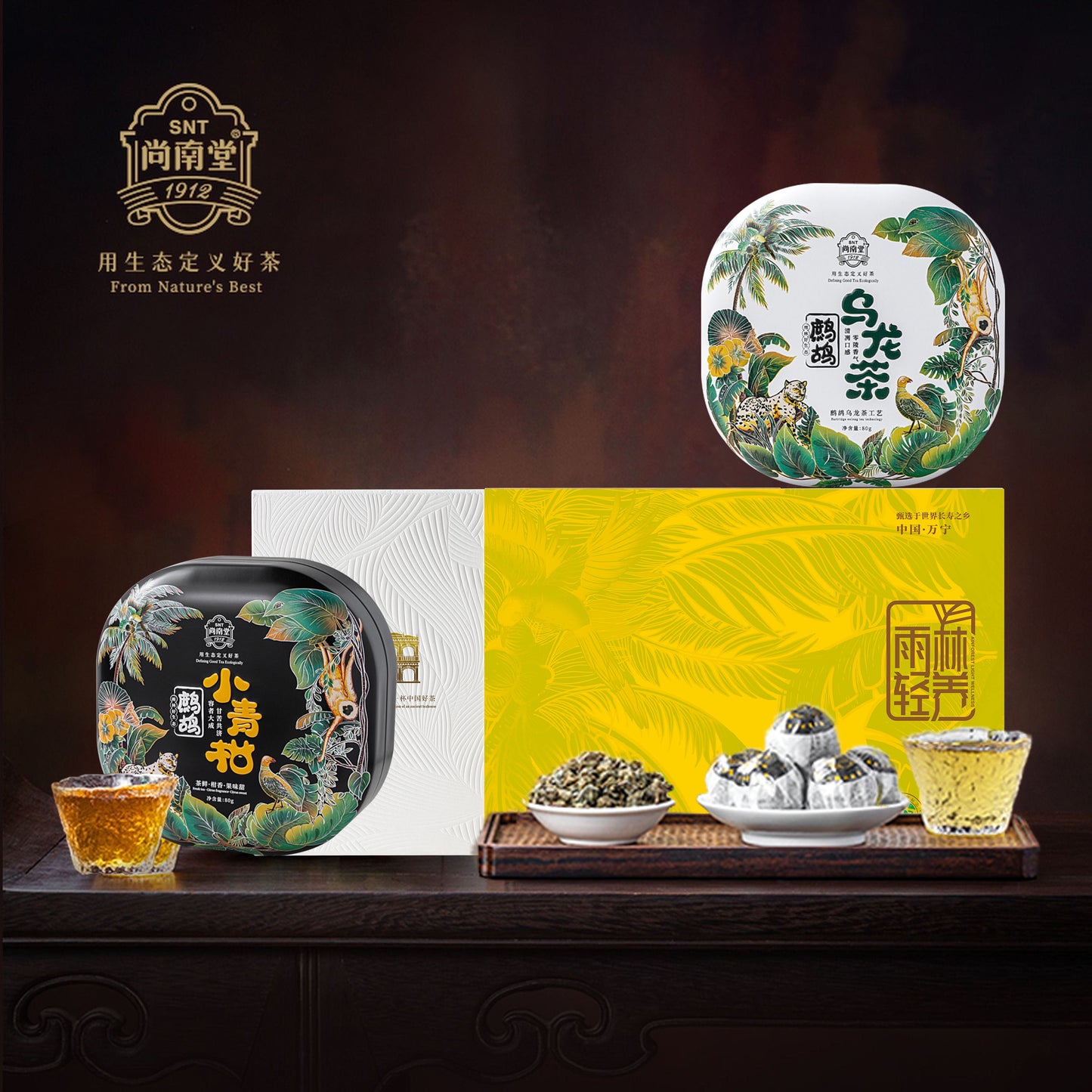 Shangnantang Rainforest Series Tea Gift Box - Hainan Specialty