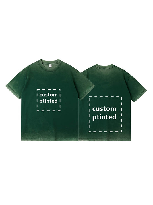 Retro Washed Distressed Custom Tee Unisex T-shirts