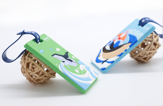 Whale Encounter Luggage Tag - Hainan Specialty