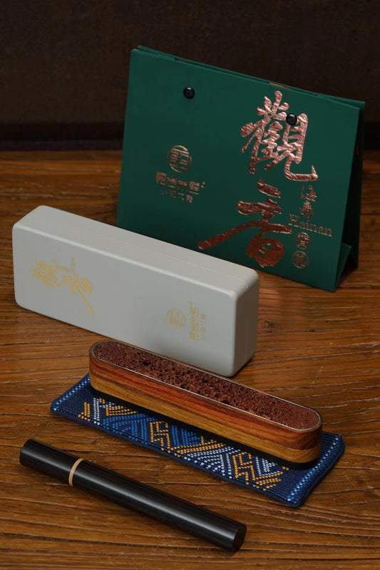 Wuyanmuyu volcanic rock incense gift box - Hainan Specialty