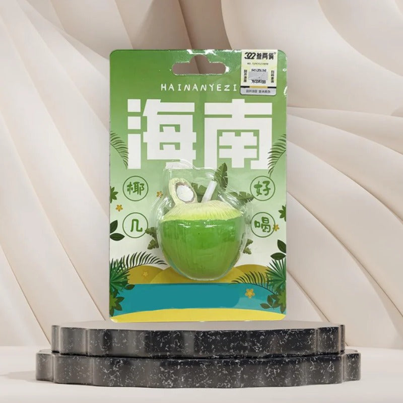3D Coconut Magnetic Fridge Magnet – Island Souvenir - Hainan Specialty