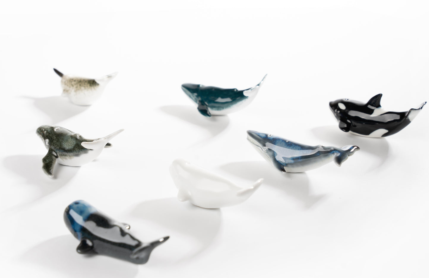 Whale-Themed Ceramic Fridge Magnet Gift - Hainan Specialty