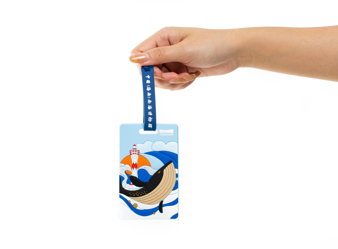 Whale Encounter Luggage Tag - Hainan Specialty