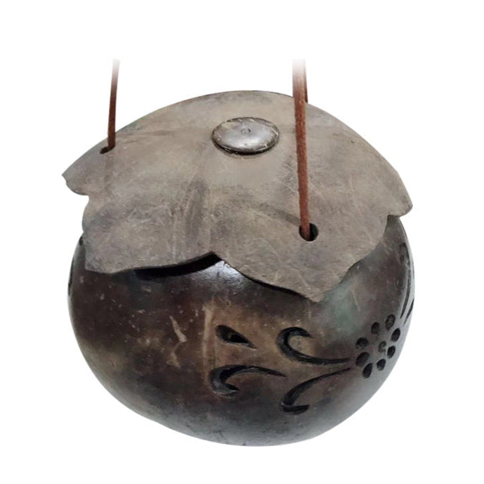 Handmade Coconut Shell Hanging Basket - Hainan Specialty