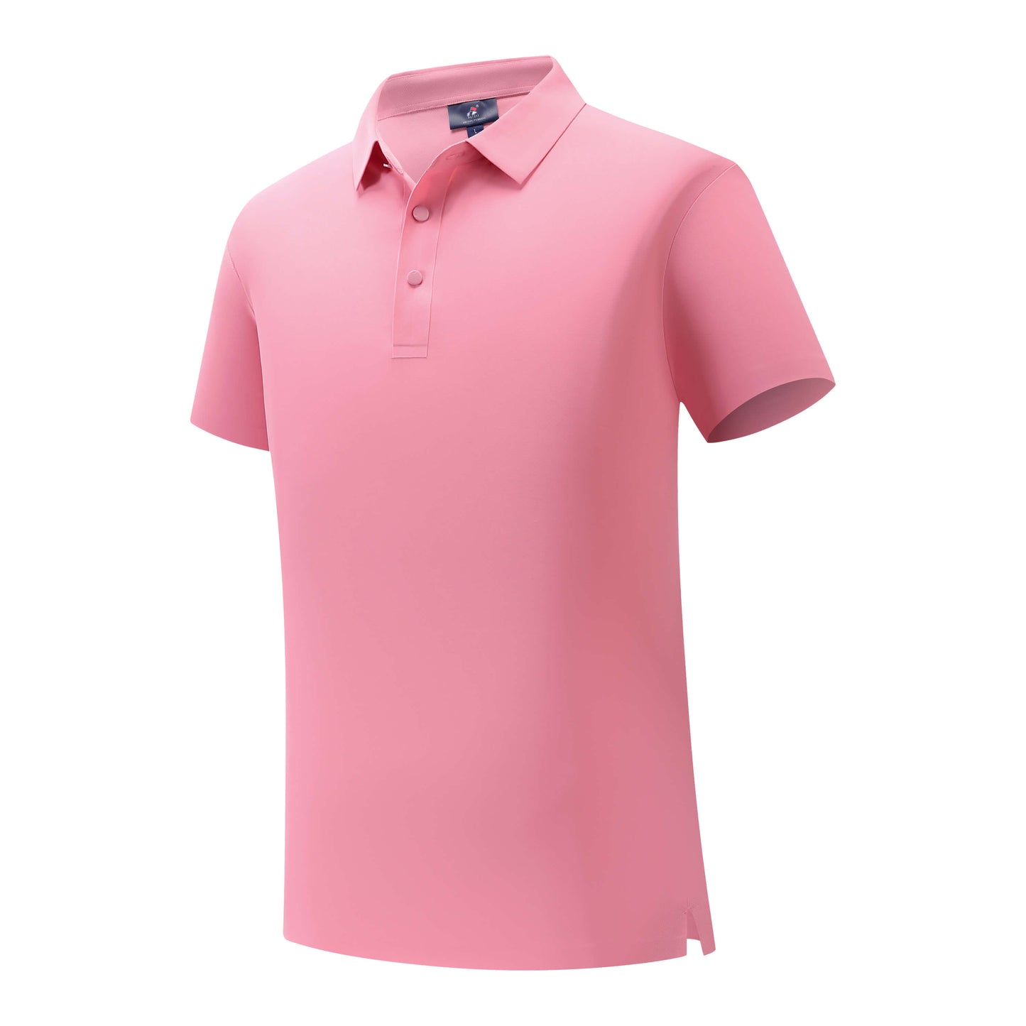 Pink Polo Shirt Cotton Seamless Corporate Wear