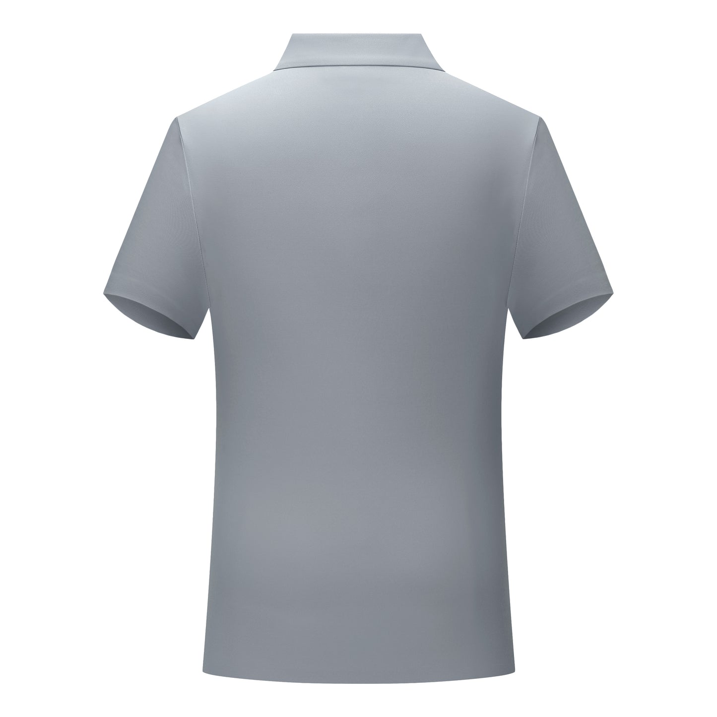 Gray Polo Shirt Cotton Seamless Corporate Wear