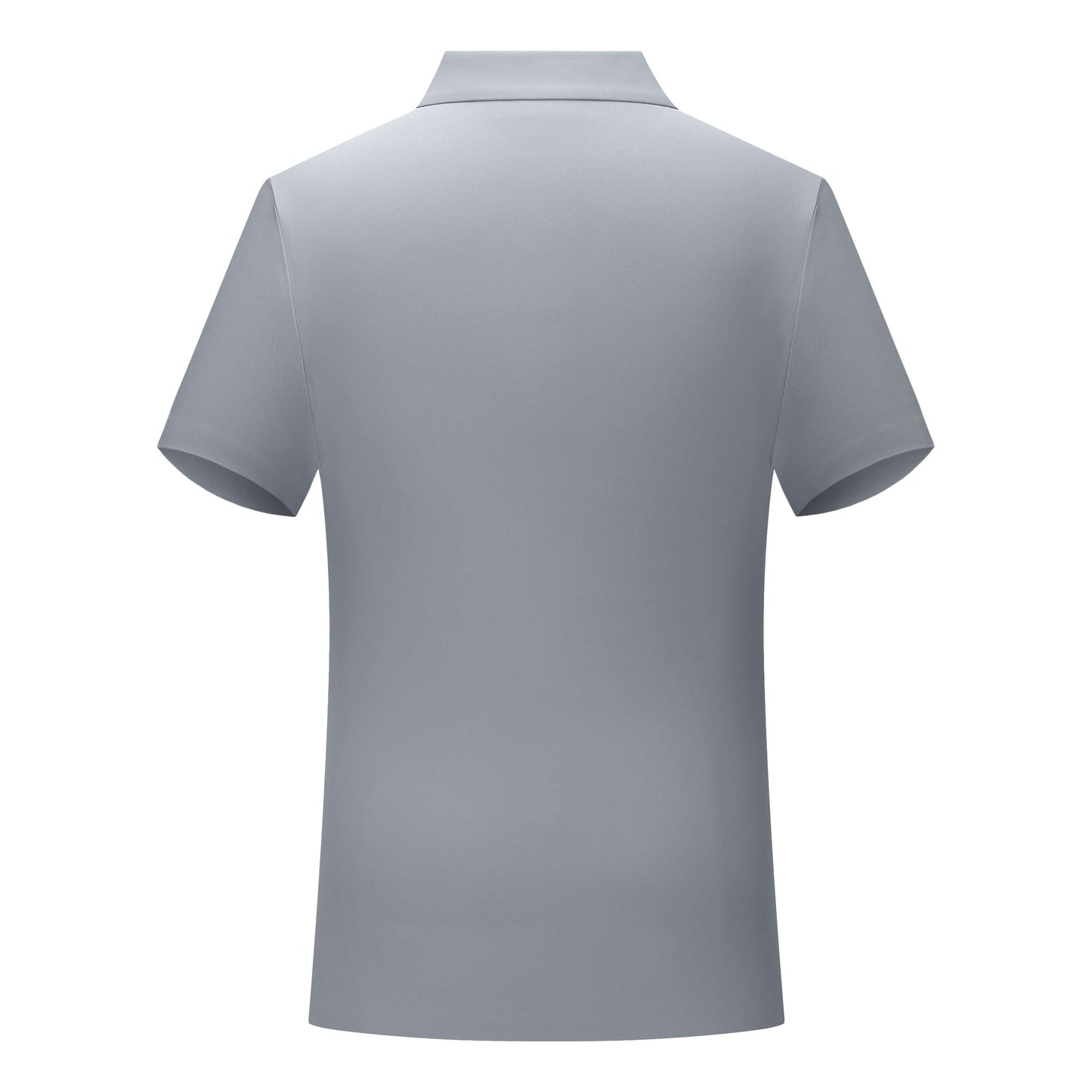 Gray Polo Shirt Cotton Seamless Corporate Wear
