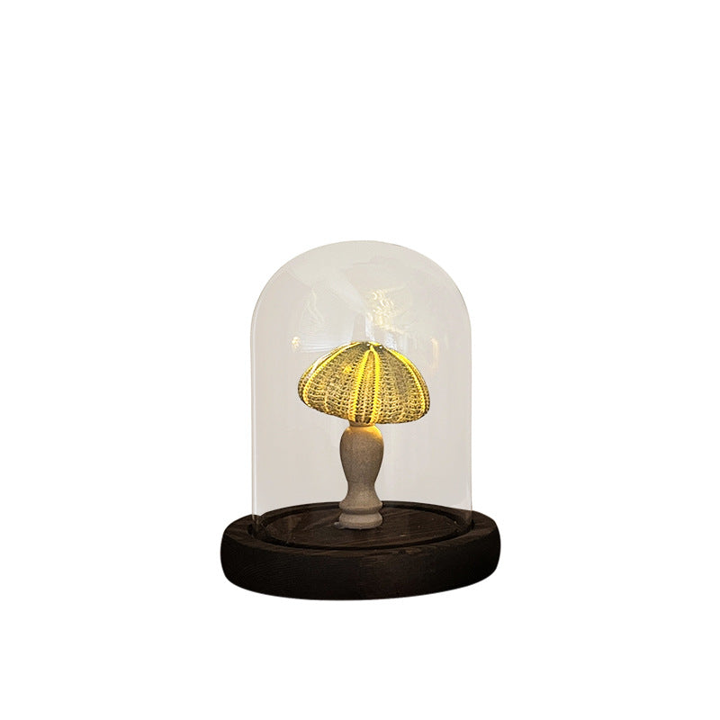 Ocean-Themed Sea Urchin Shell Night Light - Hainan Specialty