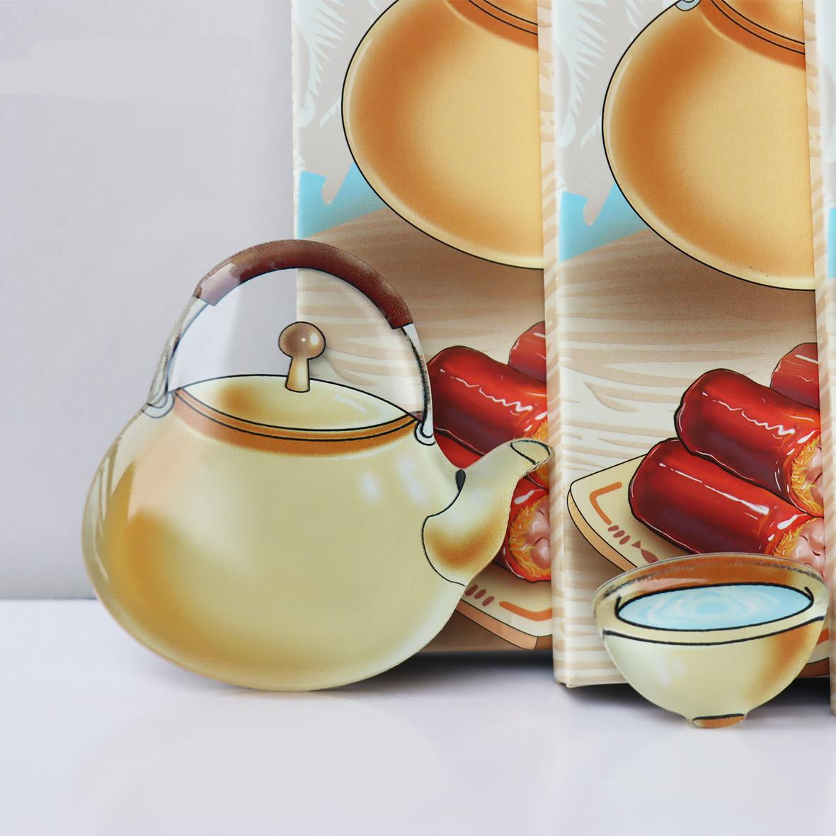 Hainan Papa Tea Food Series Magnet Gift Set - Hainan Specialty