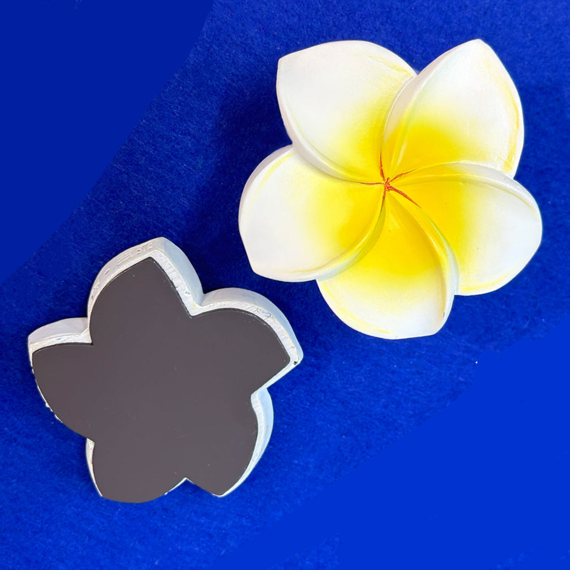 Hainan Frangipani 3D Enamel Souvenir Magnet - Hainan Specialty