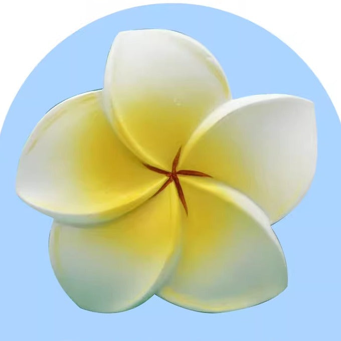 Hainan Frangipani 3D Enamel Souvenir Magnet - Hainan Specialty
