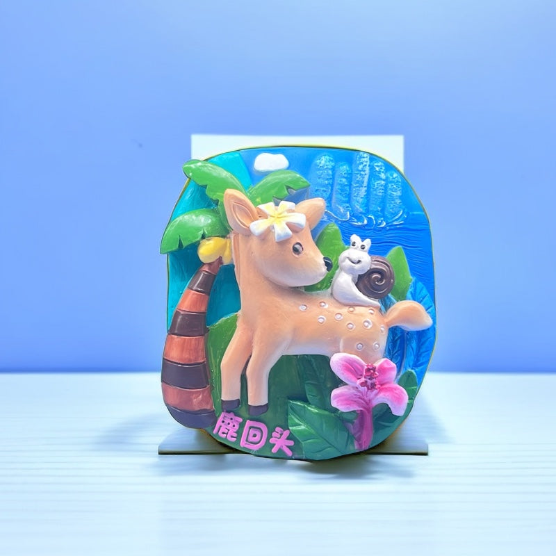 Sanya Luhuitou Enamel City Landmark Gift Set - Hainan Specialty
