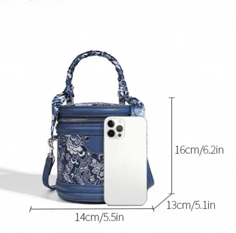 Ethnic Embroidered Batik Tote Bag - Hainan Specialty