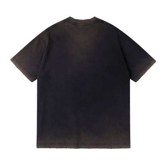 T-shirts Retro Washed Distressed Unisex Group Uniforms