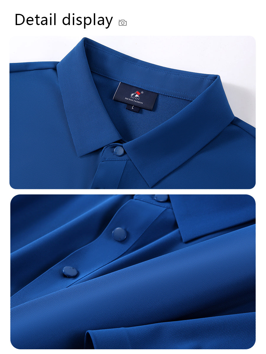 Custom Polo Shirt Cotton Seamless Uniform