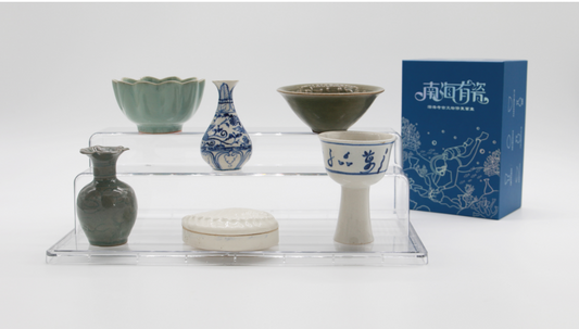 Nanhai porcelain deep sea archaeological relics restoration blind box