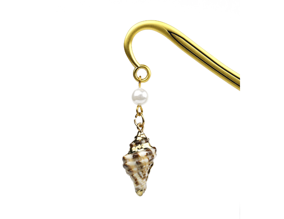 Seaside Shell Picking Bookmark