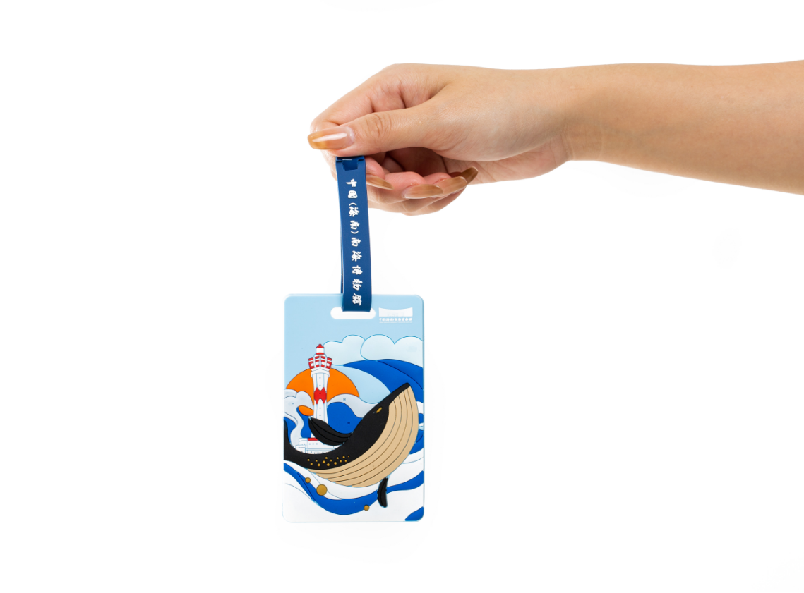 Whale Encounter Luggage Tag