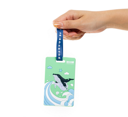 Whale Encounter Luggage Tag