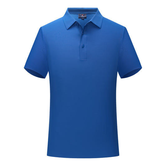 Custom Logo Seamless Polo Shirt Cotton Luxury Corporate Wear