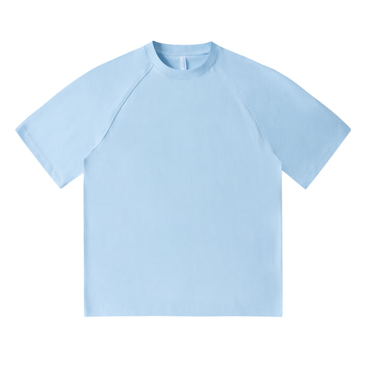 Drop Shoulder Multi-color Round Neck Cotton T-shirts