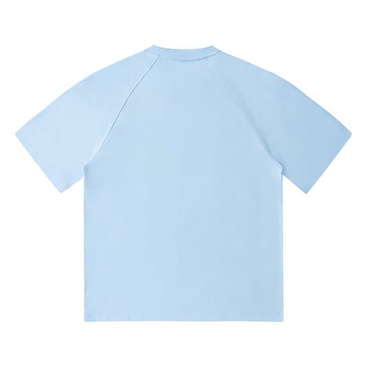 Drop Shoulder Multi-color Round Neck Cotton T-shirts