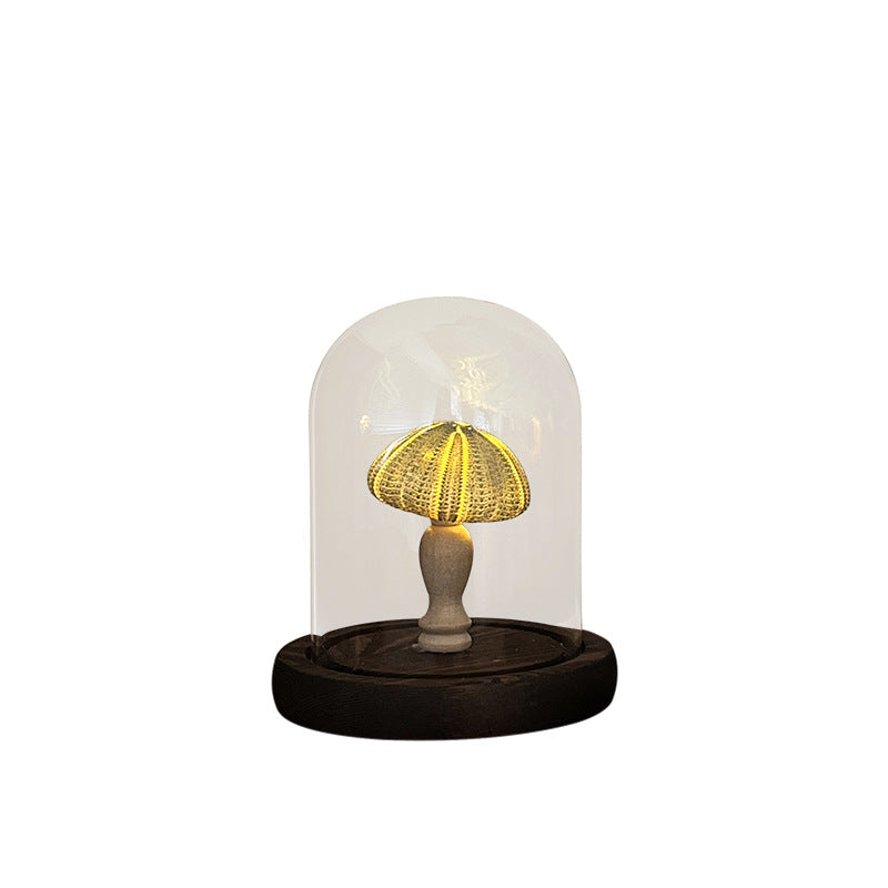 Retro Shell Sea Urchin and Conch Lamp Night Light Ornament