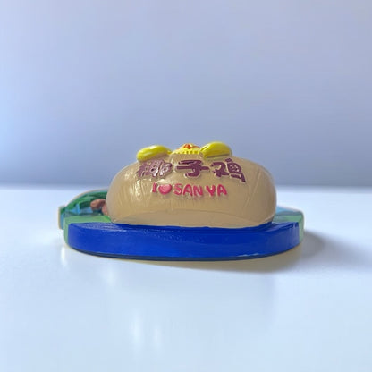 Sanya Coconut Chicken Enamel Cultural Fridge Magnet - Hainan Specialty