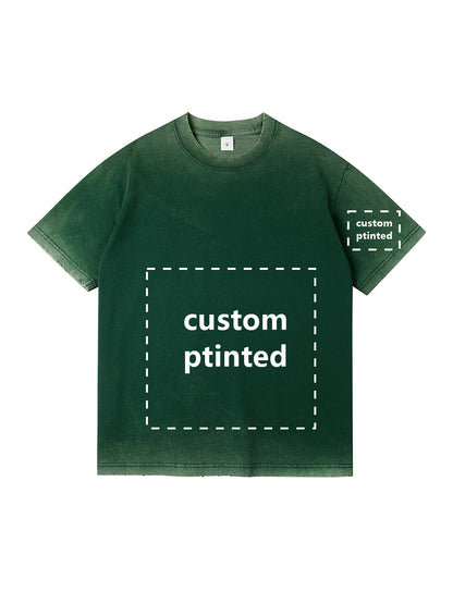 Retro Washed Distressed Custom Tee Unisex T-shirts