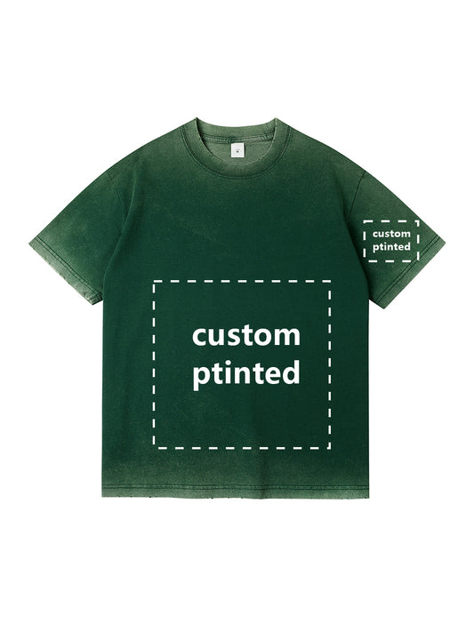 Retro Washed Distressed Custom Tee Unisex T-shirts
