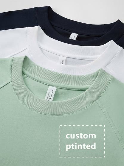 Custom Drop Shoulder Multi-color Cotton T-shirts