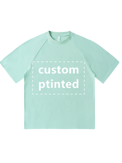 Custom Drop Shoulder Multi-color Cotton T-shirts