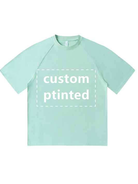 Custom Drop Shoulder Multi-color Cotton T-shirts