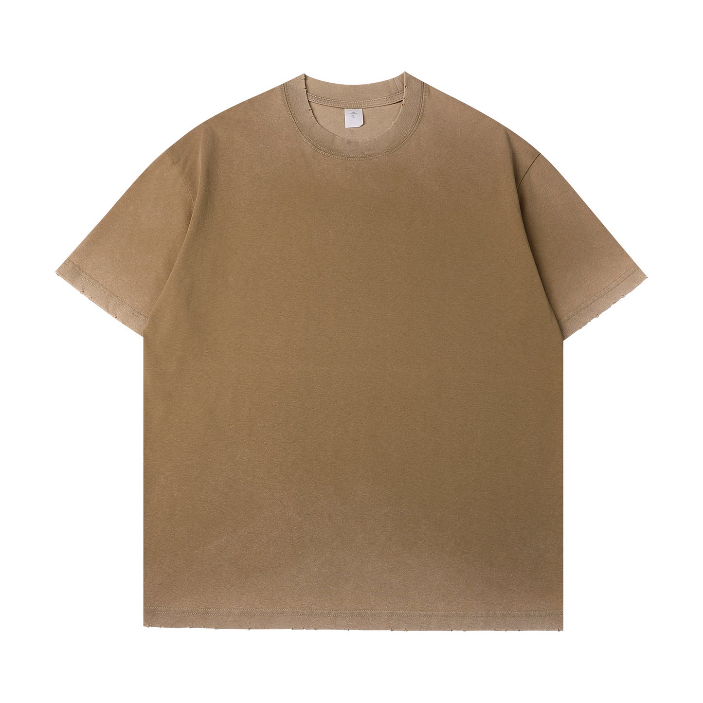 Retro Streetwear Soft Washed Distressed T-shirts Unisex