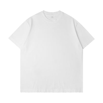 Retro Streetwear Soft Washed Distressed T-shirts Unisex