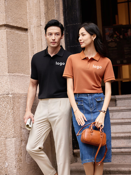 Custom Digital Printed Corporate Culture Lapel Polo Shirt